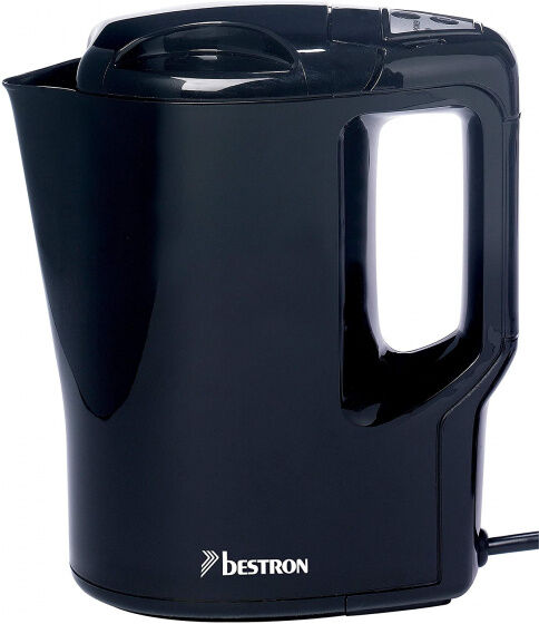 Bestron waterkoker 0,9 liter 500W 20 cm zwart - Zwart