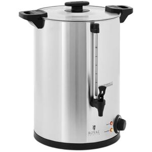 Elektrisk vannkoker - 16.5 L - 2500 W - rustfritt stål - Royal Catering RCWK-20L-2