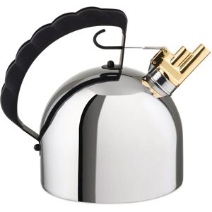 Alessi Kettle 9091  Stainless Steel / Brass / Black