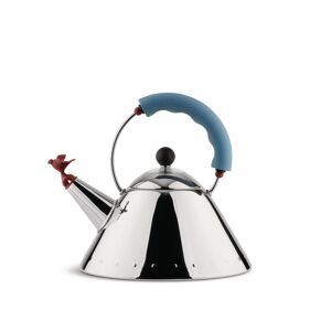 Alessi Kettle 9093 With Bird / Light Blue