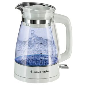 Russell Hobbs Classic Glass Electric Kettle 1.7L with Blue Illumination 26.4 H x 16.6 W x 20.3 D cm