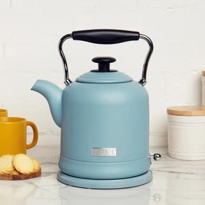 HADEN Highclere 1.5L Stainless Steel Electric Kettle blue/gray 28.0 H x 24.5 W x 20.0 D cm