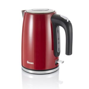Photos - Electric Kettle SWAN SK14015RN TownHouse 1.7L Jug Kettle - Red 