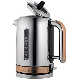 Dualit Classic Kettle Polished Stainless Steel and Copper Trim