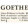 Goethe, Johann Wolfgang von - Goethes Briefe und Briefe an Goethe: Briefe, 4 Bde., Bd.1, Briefe der Jahre 1764-1786 - Preis vom 19.05.2024 04:53:53 h