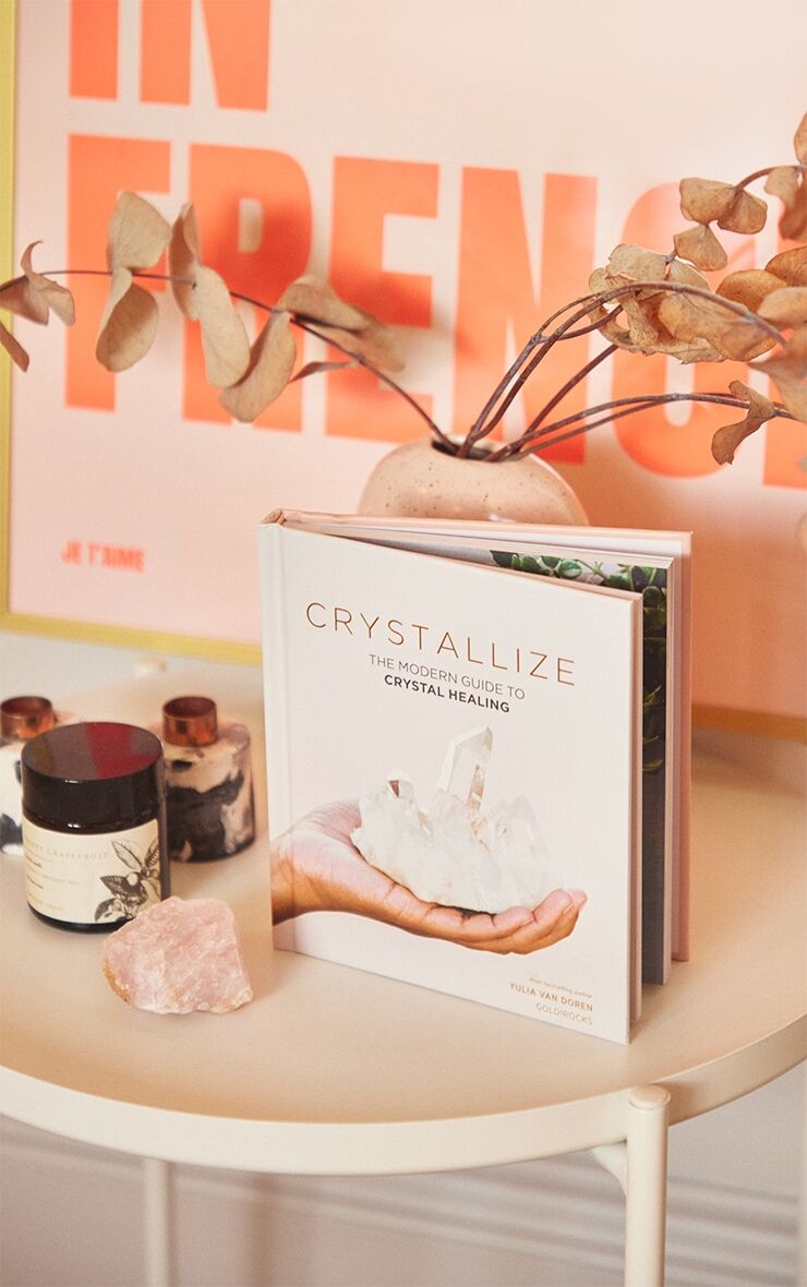 PrettyLittleThing Crystallize: The Modern Guide To Crystal Healing Book  - White - Size: One Size