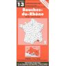 Carte Routière : Bouches-Du-Rhône