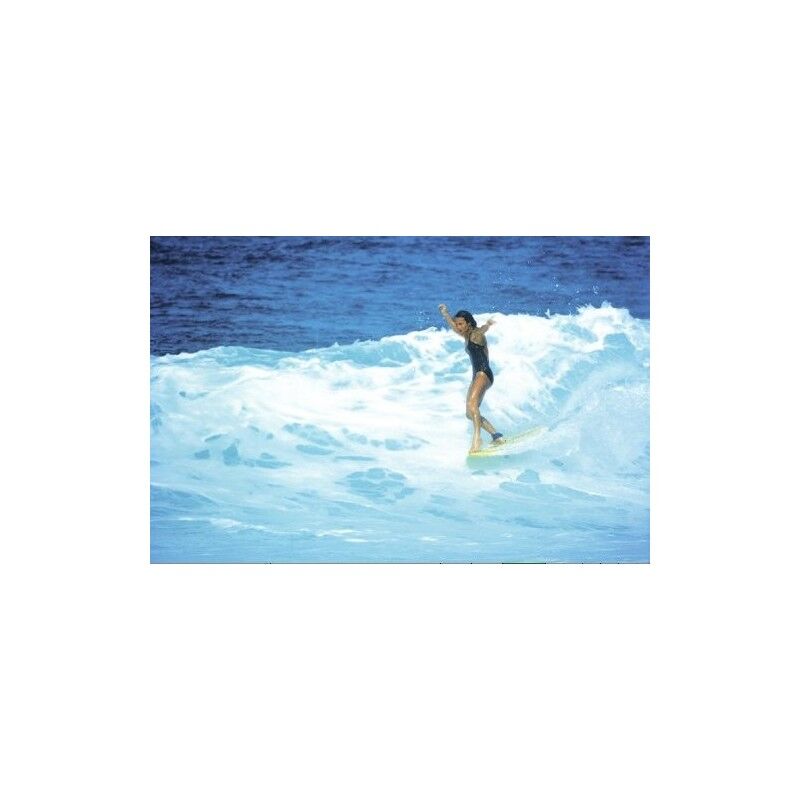 JEFF DIVINE PHOTOGRAPHY Photographie Surf Vintage JEFF DIVINE 'Jericho Poppler At Haleiwa 1979'