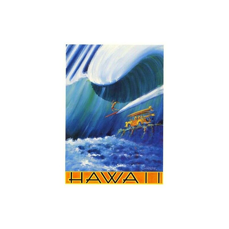 JOHN SEVERSON Poster Surf JOHN SEVERSON 'Hawaii'