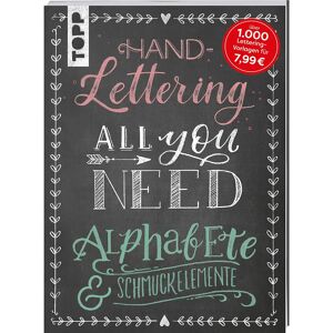 Topp Buch Handlettering All You Need – Die schönsten Alphabete und Schmuckelemente - Size: 96 Seiten