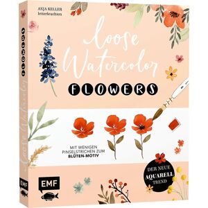 Edition Fischer Buch Loose Watercolor – Flowers - Size: 128 Seiten