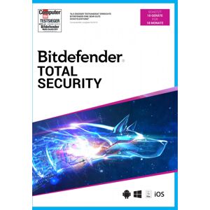 bhv Bitdefender Total Security 10 Geräte/18 Monate (Code in a Box) (DE) - PC
