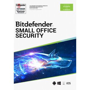 bhv Bitdefender Small Office Security 20 Geräte/12 Monate (Code in a Box) (DE) - PC