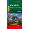 Freytag-Berndt und ARTARIA Alpenländer - Österreich - Slowenien - Italien - Schweiz - Frankreich, Autokarte 1:500.000