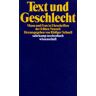 Suhrkamp Text und Geschlecht