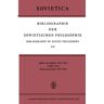 Springer Netherland Bibliographie der Sowjetischen Philosophie Bibliography of Soviet Philosophy