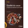 Quae Qualité du cacao - Michel Barel - broché