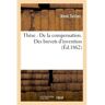 Hachette Bnf Thèse : De la compensation. Des brevets d'invention -  Telliez - broché