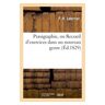 Hachette Bnf Praxigraphie, ou Recueil d'exercices dans un nouveau genre - P.-H. Leterrier - broché