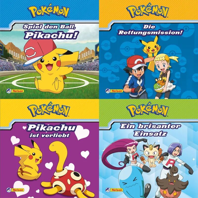 Nelson 4er-Set Maxi-Mini 21: Pokémon