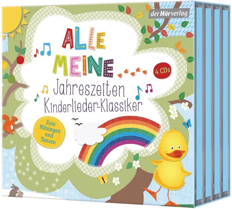 DHV Der HörVerlag Alle meine Jahreszeiten Kinderlieder-Klassiker, 4 Audio-CD