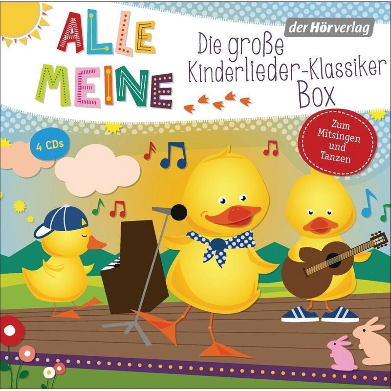 DHV Der HörVerlag Alle meine Kinderlieder-Klassiker-Box, 4 Audio-CDs