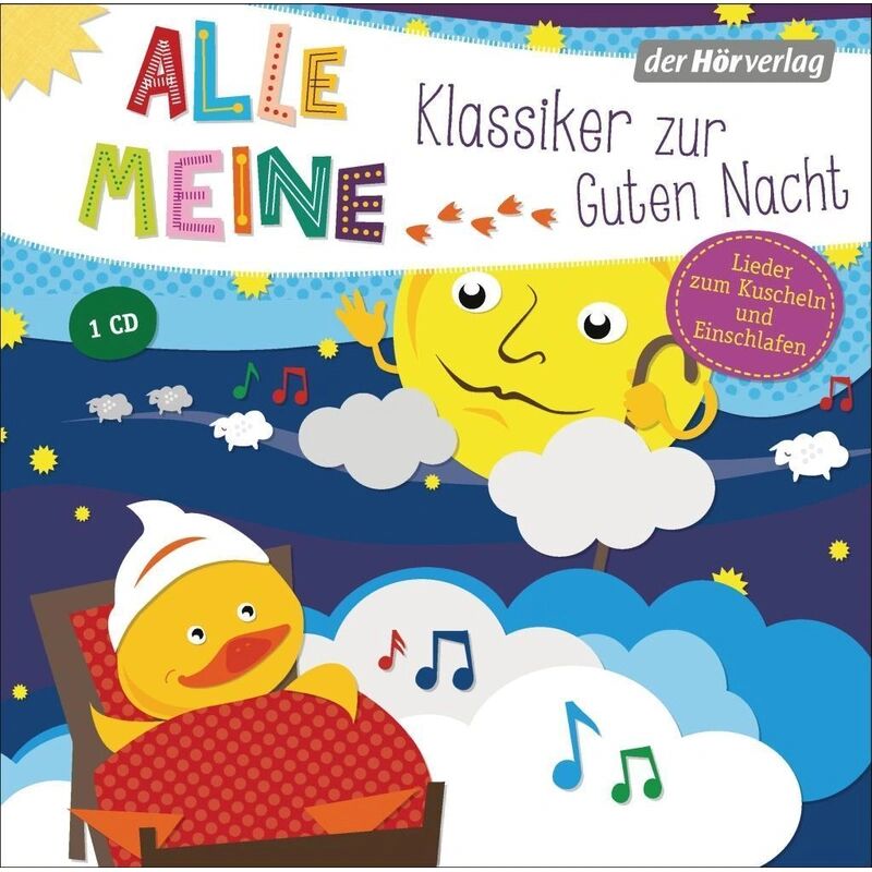 DHV Der HörVerlag Alle meine Klassiker zur Guten Nacht, 1 Audio-CD