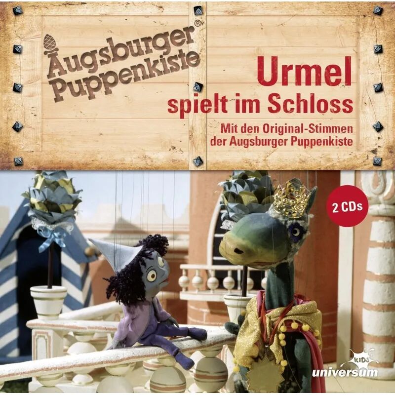 LEONINE Distribution Augsburger Puppenkiste: Urmel spielt im Schloss- Hörspiel, 2 Audio-CD