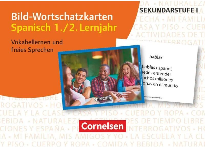 Cornelsen Verlag Scriptor Bild-Wortschatzkarten Fremdsprachen Sekundarstufe I