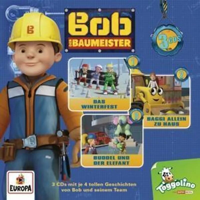 Miller Sonstiges Wortprogramm Bob der Baumeister 3er, 3 Audio-CD