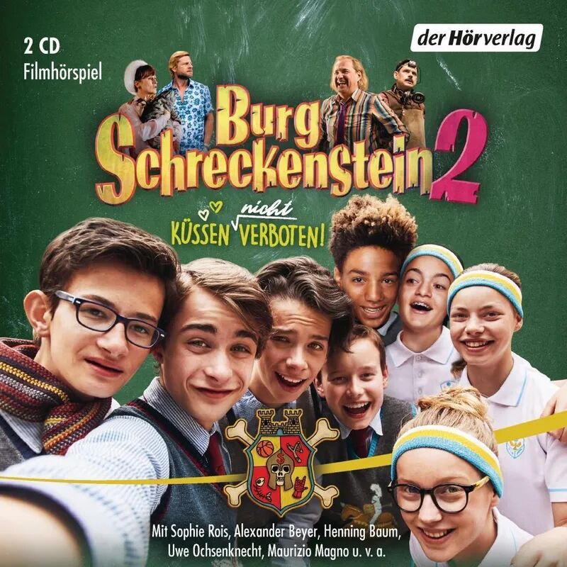 DHV Der HörVerlag Burg Schreckenstein 2 -  Küssen (nicht) verboten, 2 Audio-CDs