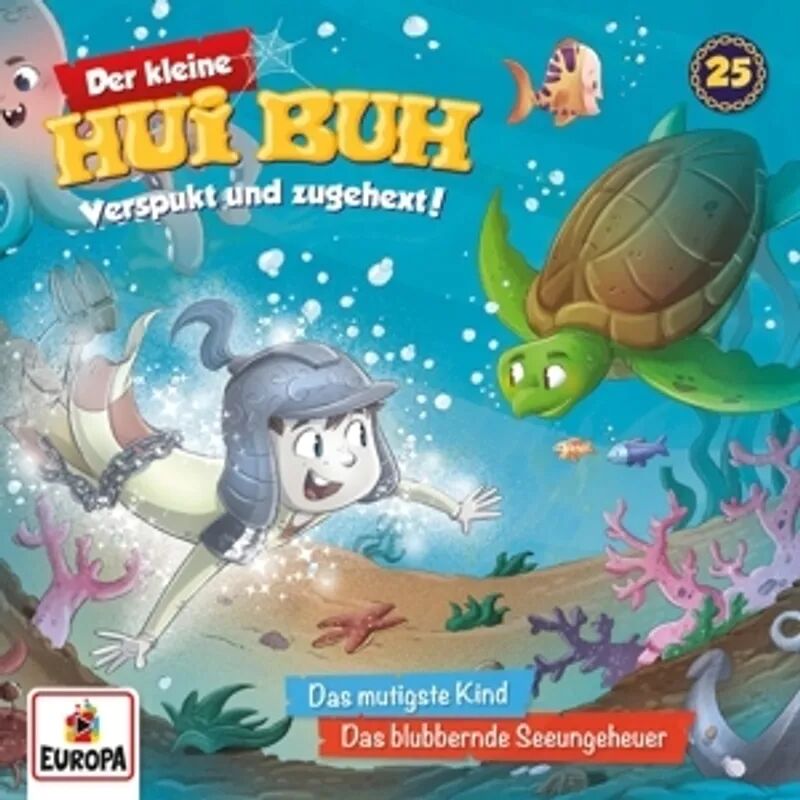 Miller Sonstiges Wortprogramm Der kleine Hui Buh - Das mutigste Kind / Das blubbernde Seeungeheuer, 1 Audio-CD