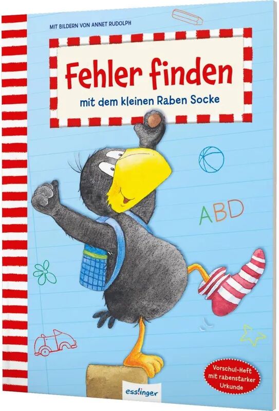 Esslinger in der Thienemann-Esslinger Verlag GmbH Der kleine Rabe Socke: Fehler finden mit dem kleinen Raben Socke