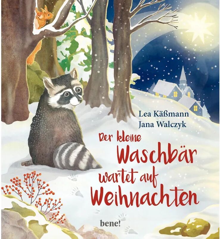 bene! Verlag Der kleine Waschbär wartet auf Weihnachten