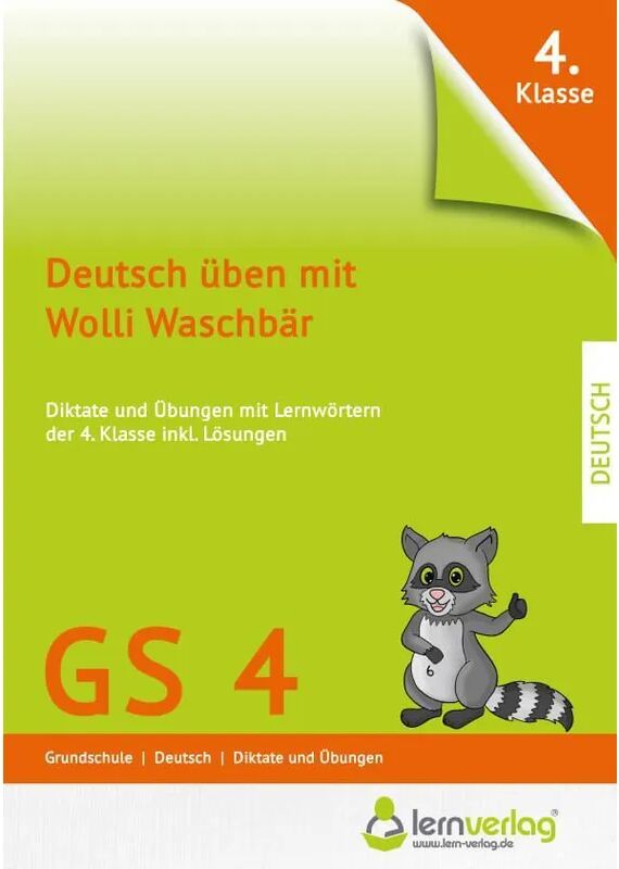 lernverlag Deutsch üben mit Wolli Waschbär 4. Klasse