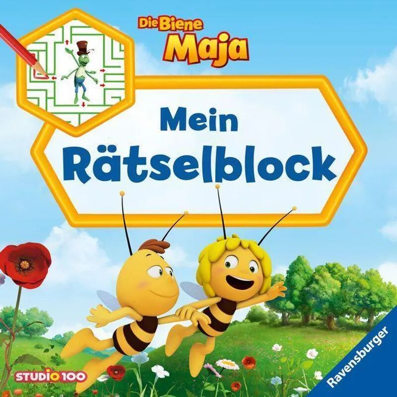 Ravensburger Verlag Die Biene Maja: Mein Rätselblock