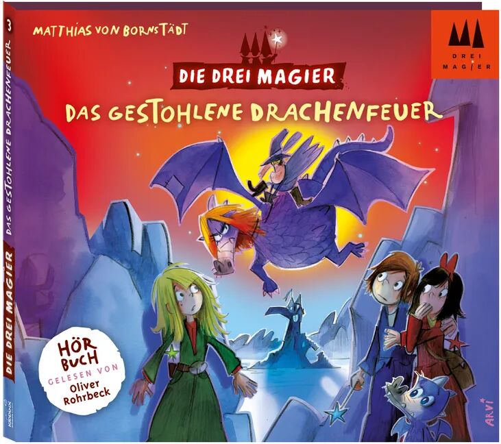 Kiddinx Media Die Drei Magier - Das gestohlene Drachenfeuer, 2 Audio-CDs