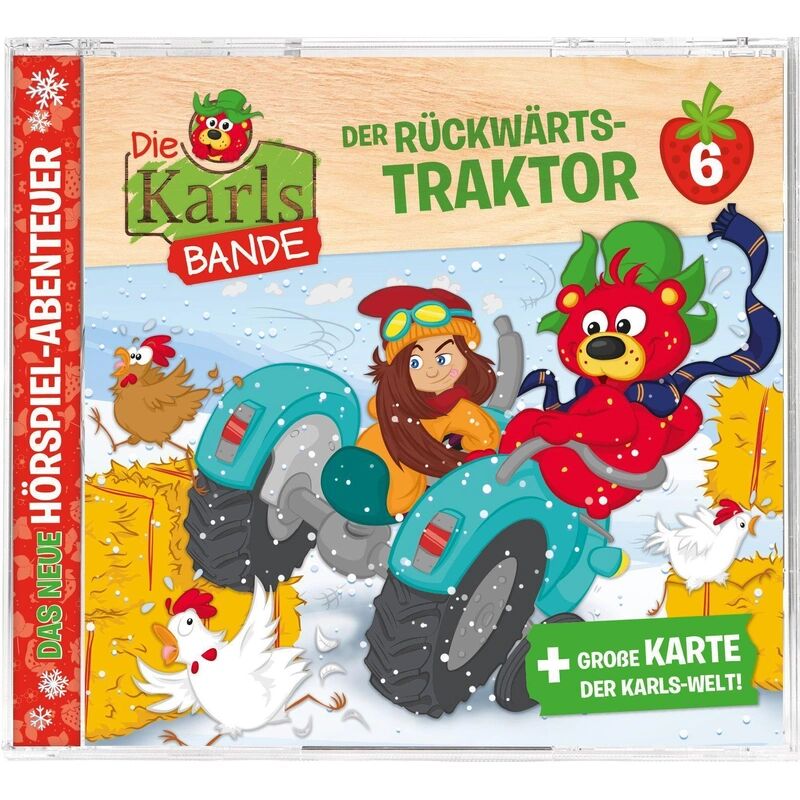 Kiddinx Media Die Karls-Bande - Der Rückwärts-Traktor, 1 Audio-CD