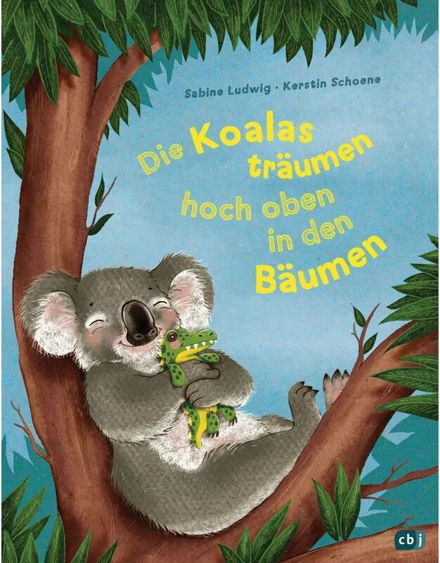 cbj Die Koalas träumen hoch oben in den Bäumen