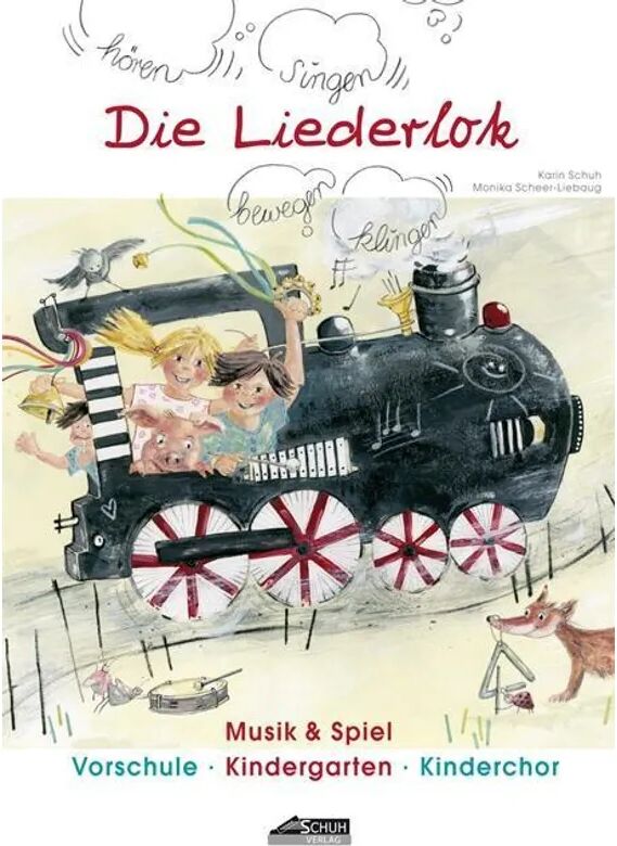 Schuh Die Liederlok - Handbuch mit Bilderkarten, m. 1 Buch