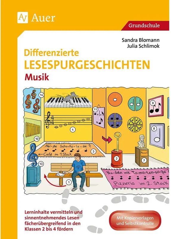 Auer Verlag in der AAP Lehrerwelt GmbH Differenzierte Lesespurgeschichten Musik