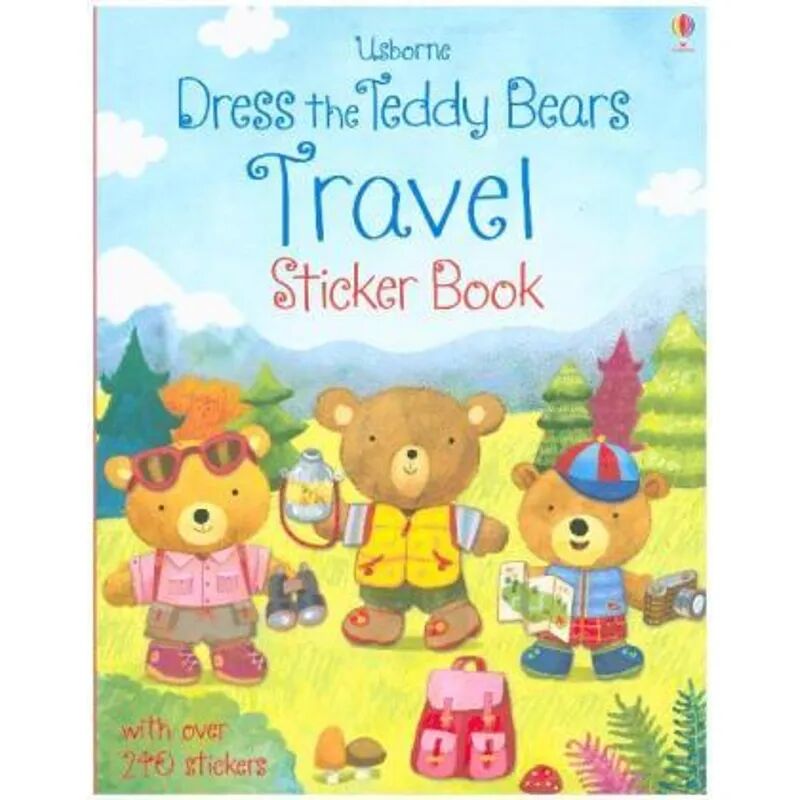Usborne Publishing Dress the Teddy Bears Travel Sticker Book