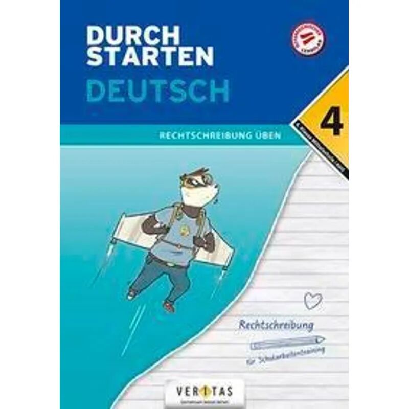 Veritas Durchstarten Deutsch 4. Klasse Mittelschule/AHS Rechtschreibung übenn