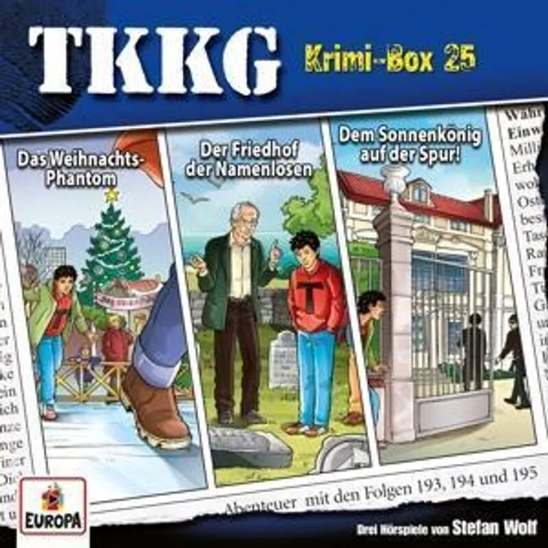 Miller Sonstiges Wortprogramm Ein Fall für TKKG - Krimi-Box, 3 Audio-CD