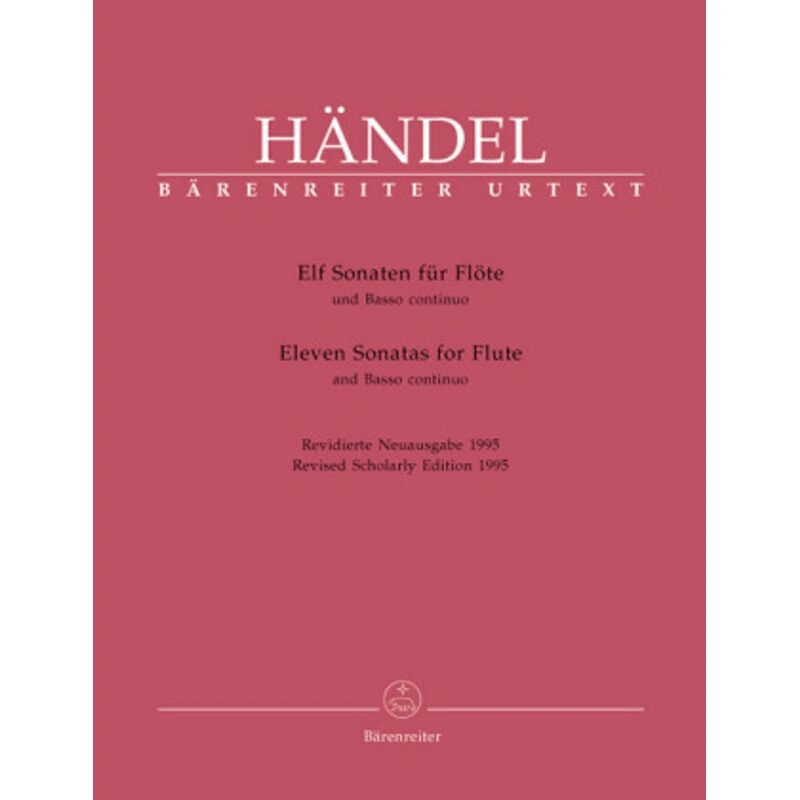 Bärenreiter Elf Sonaten für Flöte und Basso continuo