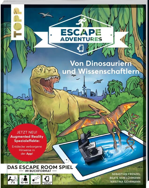 Frech Escape Adventures AR - Augmented Reality. Von Dinosauriern und Wissenschaftlern