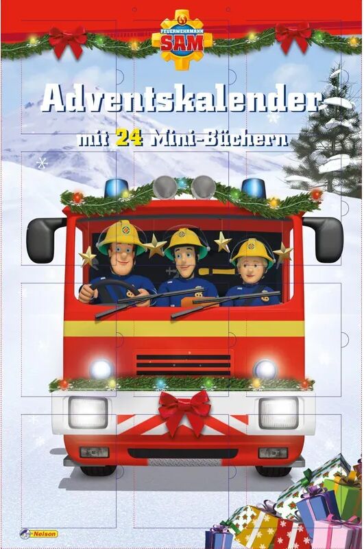 Nelson Feuerwehrmann Sam: Minibuch-Adventskalender