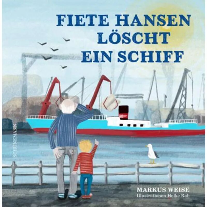 Schünemann Fiete Hansen löscht ein Schiff
