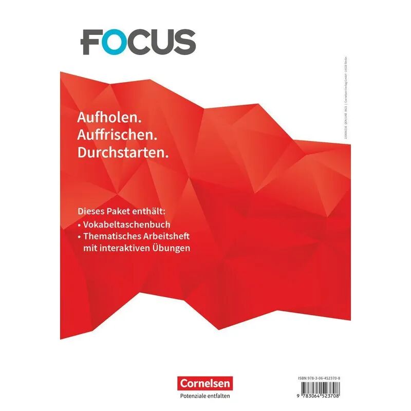 Cornelsen Verlag Focus on Grammar - Arbeitsbuch zur Wiederholung zentraler grammatischer...