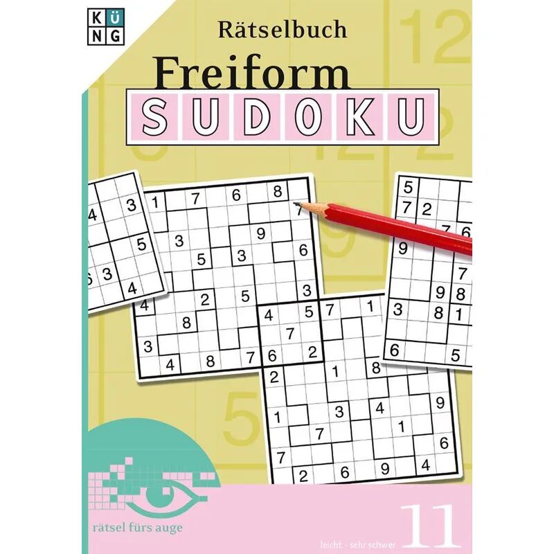Keesing Freiform-Sudoku Rätselbuch